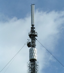 New digital antenna (top) and new reserve antenna (bottom)